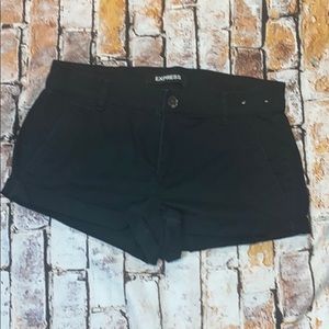 Mid Rise Express jean shorts